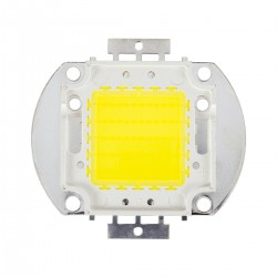 GloboStar® 73762 Υψηλής Ισχύος LED COB BRIDGELUX 50W 4500lm DC 28-32V - Μ5.6 x Π5.2 x Υ0.6cm - Ψυχρό Λευκό 6000K - 2 Χρόνια Εγγύηση