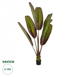 GloboStar® Artificial Garden BLOODY BANANA TREE 20118 - Τεχνητό Διακοσμητικό Φυτό Αιματόφυλλη Μπανανιά - Μπανανόδεντρο Υ190cm