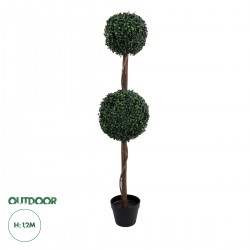 GloboStar® Artificial Garden BUXUS 20399 Τεχνητό Διακοσμητικό Φυτό Πυξός Υ120cm