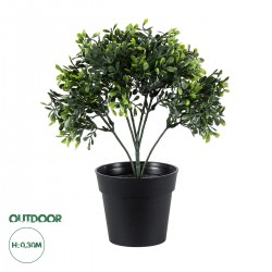 GloboStar® Artificial Garden BUXUS 20387 Τεχνητό Διακοσμητικό Φυτό Πυξός Υ30cm