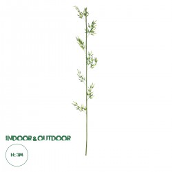 GloboStar® Artificial Garden BAMBOO BRANCH 20441 Τεχνητό Διακοσμητικό Κλαδί Μπαμπού Υ300cm