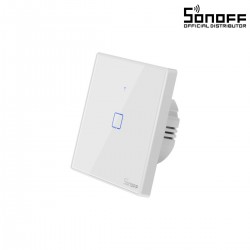 GloboStar® 80130  SONOFF T2EU1C-RF - 433MHz Wireless Smart Wall Touch Button Switch AC 100-240V Max 2A (2A/Way) 1 Way - RF Series