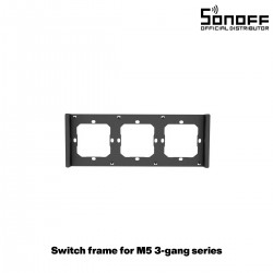 GloboStar® 80085 SONOFF SwitchMan M5-80 Wall Frame 3 Way - L22.8 X W8.6 X H1.48CM