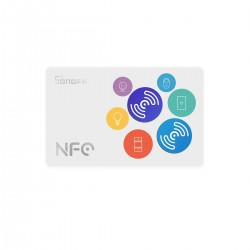 GloboStar® 80100 SONOFF 2 x PAIR NFC Tag Tap to Trigger Tap to Start Your Smart Life Carry-on or Sticker One Scene/NFC