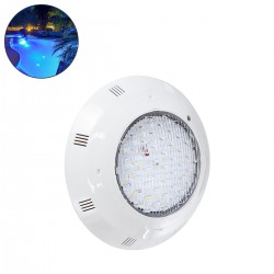 GloboStar® POOLETI 61540 PRO Φωτιστικό Πισίνας LED 25W 1875lm 120° AC/DC 12V Αδιάβροχο IP68 IK06 Tempered Glass Φ30 x Υ6.5cm Θερμό Λευκό 2700K - Bridgelux Chip - 2 Meter VDE Certified Cable - 3 Years Warranty