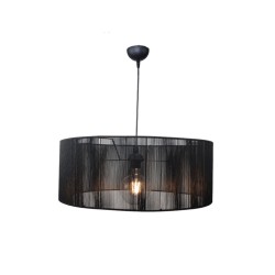 Inlight Κρεμαστό φωτιστικό με καπέλο απο ίνα 1xE27 D:60cm (4056-A)