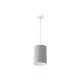 Inlight Κρεμαστό φωτιστικό λευκό από γύψο 1XΕ27 D:15cm (4062-White) Viokef