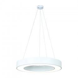 InLight Κρεμαστό φωτιστικό LED 70W σε λευκή απόχρωση D:120cm (6171-120-WH)