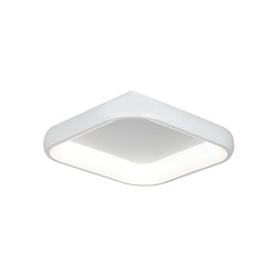 InLight Πλαφονιέρα οροφής LED 78W 3CCT από λευκό ακρυλικό D:45cm (42030-White)