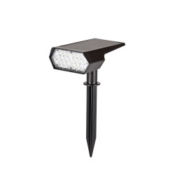 InLight Melville 3W 3CCT Solar Spike Light in Black Color (80204810S)