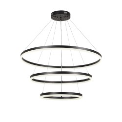 InLight Κρεμαστό φωτιστικό LED 100W 3CCT (by switch on base) 6095-A-Black