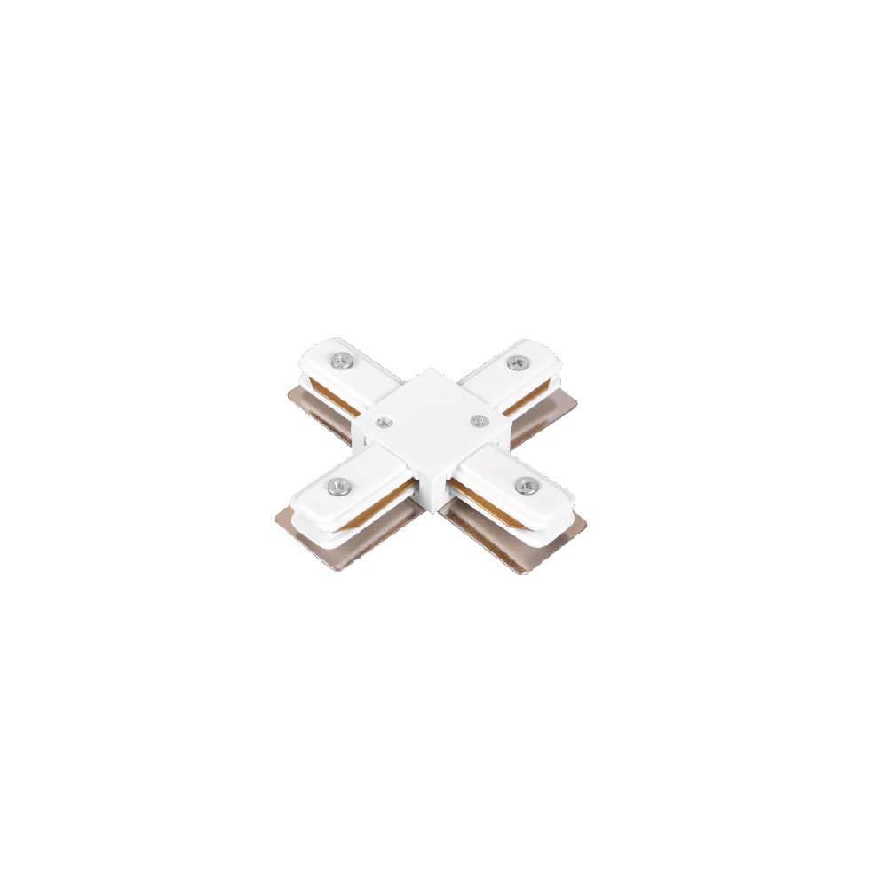 InLight Σύνδεσμος Σταυρός Λευκός Μονοφασικής Ράγας (TC1-031-WH)