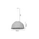 Inlight Acoustic Light 1xE27 Pendant Light D:50cmx30cm (4061)