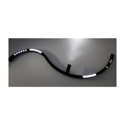 Inlight Γραμμικό φωτιστικό Curved LED 12W 3000K για μαγνητική ράγα σε μαύρη απόχρωση D:34x2,2x2,5cm (TMC0021-Black)