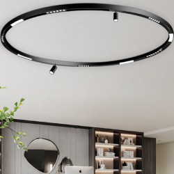 Inlight Σποτ για Curved μαγνητική ράγα LED 12W 3000K σε μαύρη απόχρωση D:4,8x11,5cm (TMC0051-Black)