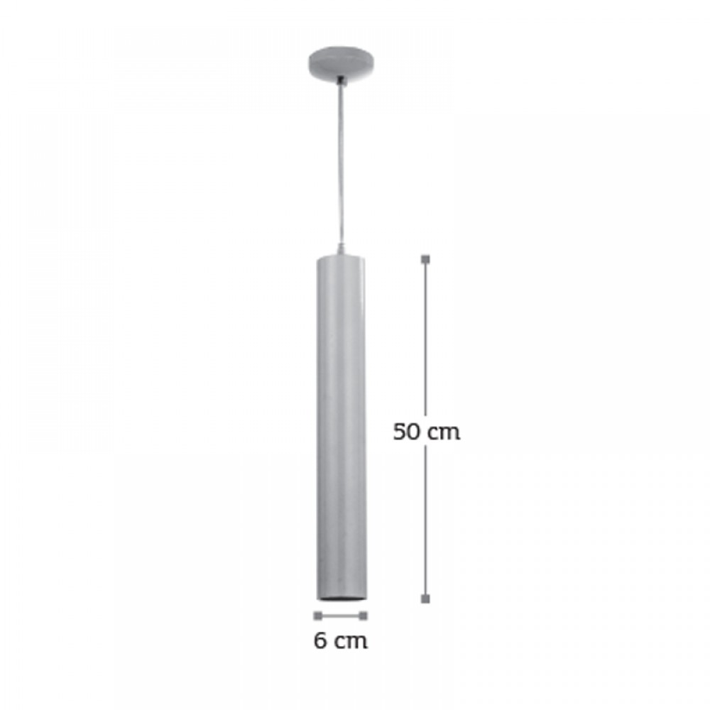 InLight Κρεμαστό φωτιστικό από λευκό μέταλλο 1XGU10 D:50cm (4505-WH-ΚΡΕΜΑΣΤΟ)