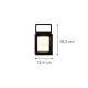 InLight Ontario LED 2W 3000K Outdoor Table Lamp Black D18,2cmx13,5cm (80100311)