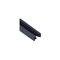 InLight Μονοφασική Ράγα 1m σε μαύρη απόχρωση (TR1-0011-Black)