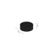 InLight Βάση στρογγυλή για μονοφασική ράγα σε μαύρη απόχρωση (TC1-033-Black)