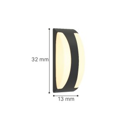 it-Lighting Wildwood - E27 Outdoor Wall Lamp in Anthracite Color (80203644)