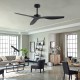 it-Lighting Trent - Fan Light in Black Color (102000625)