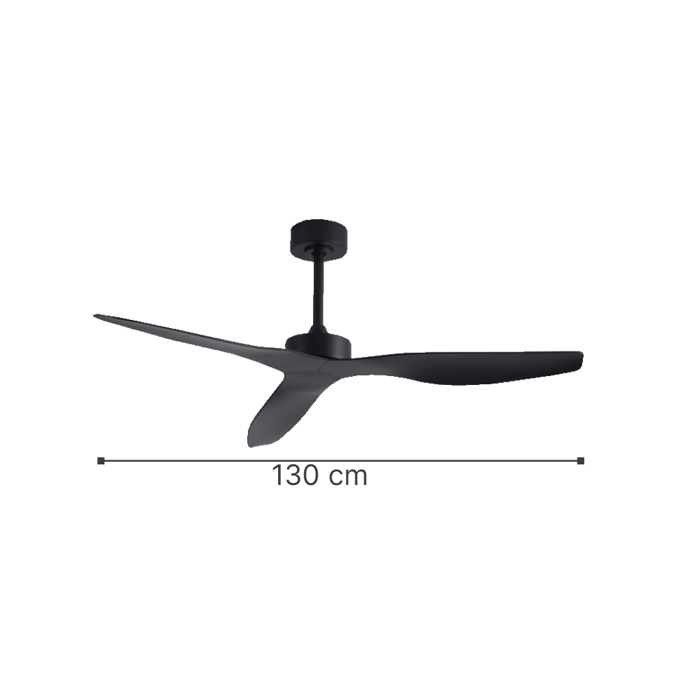 it-Lighting Trent - Fan Light in Black Color (102000625)
