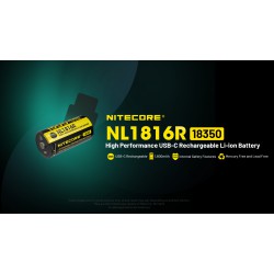 ΜΠΑΤΑΡΙΑ NITECORE NL1816R, 1600ma