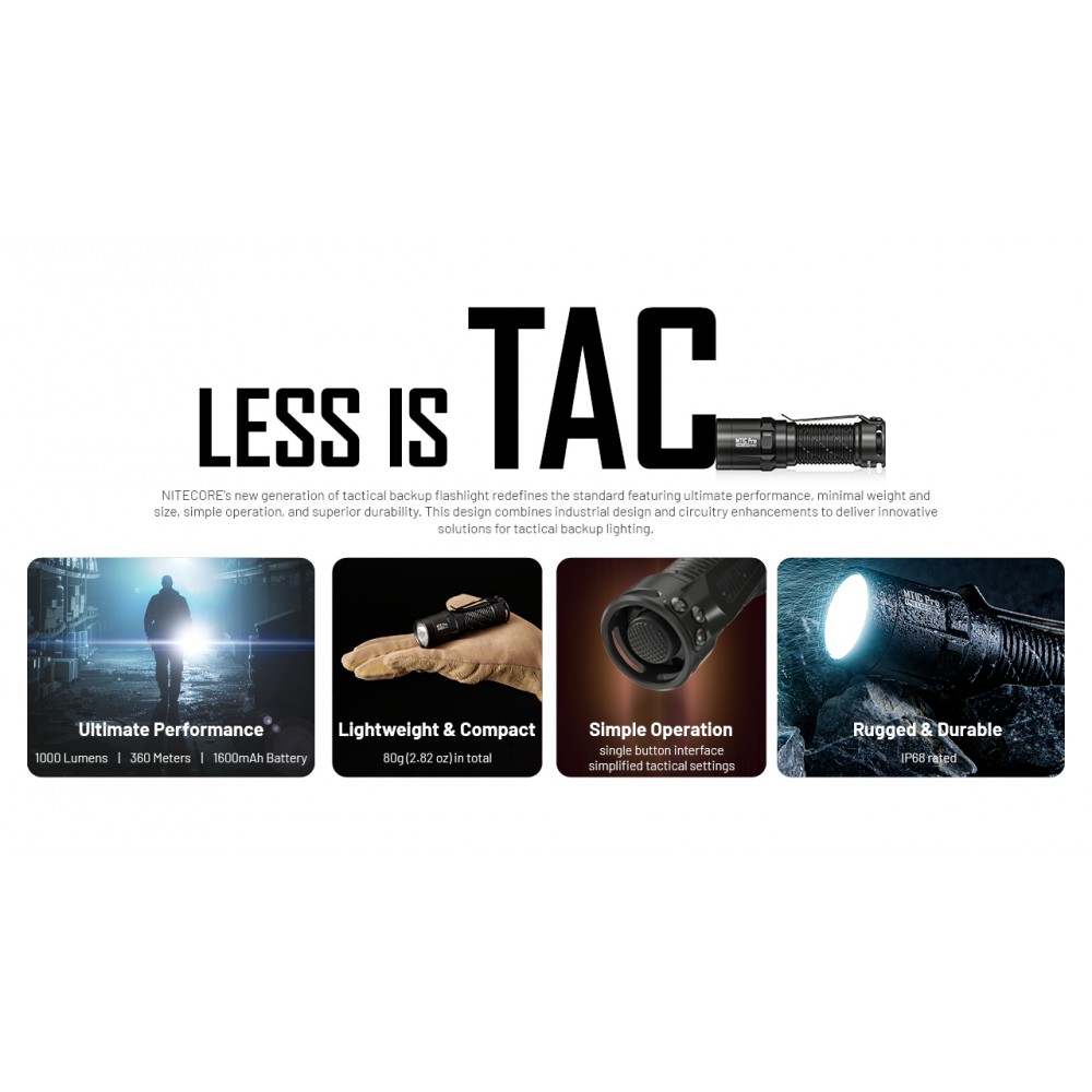 ΦΑΚΟΣ LED NITECORE MULTI TASK MT1C PRO