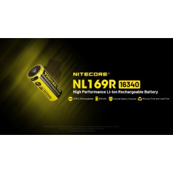ΜΠΑΤΑΡΙΑ NITECORE RCR123A / 950mAh USB-C (τιμή τεμαχίου)