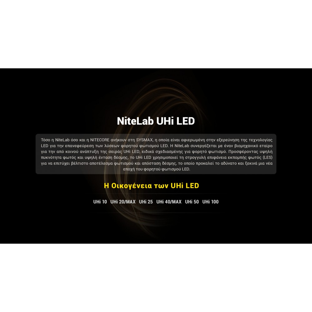 ΦΑΚΟΣ LED NITECORE EDC31, 3500Lumens, UHi LED