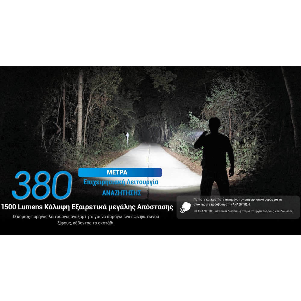 ΦΑΚΟΣ LED NITECORE EDC31, 3500Lumens, UHi LED