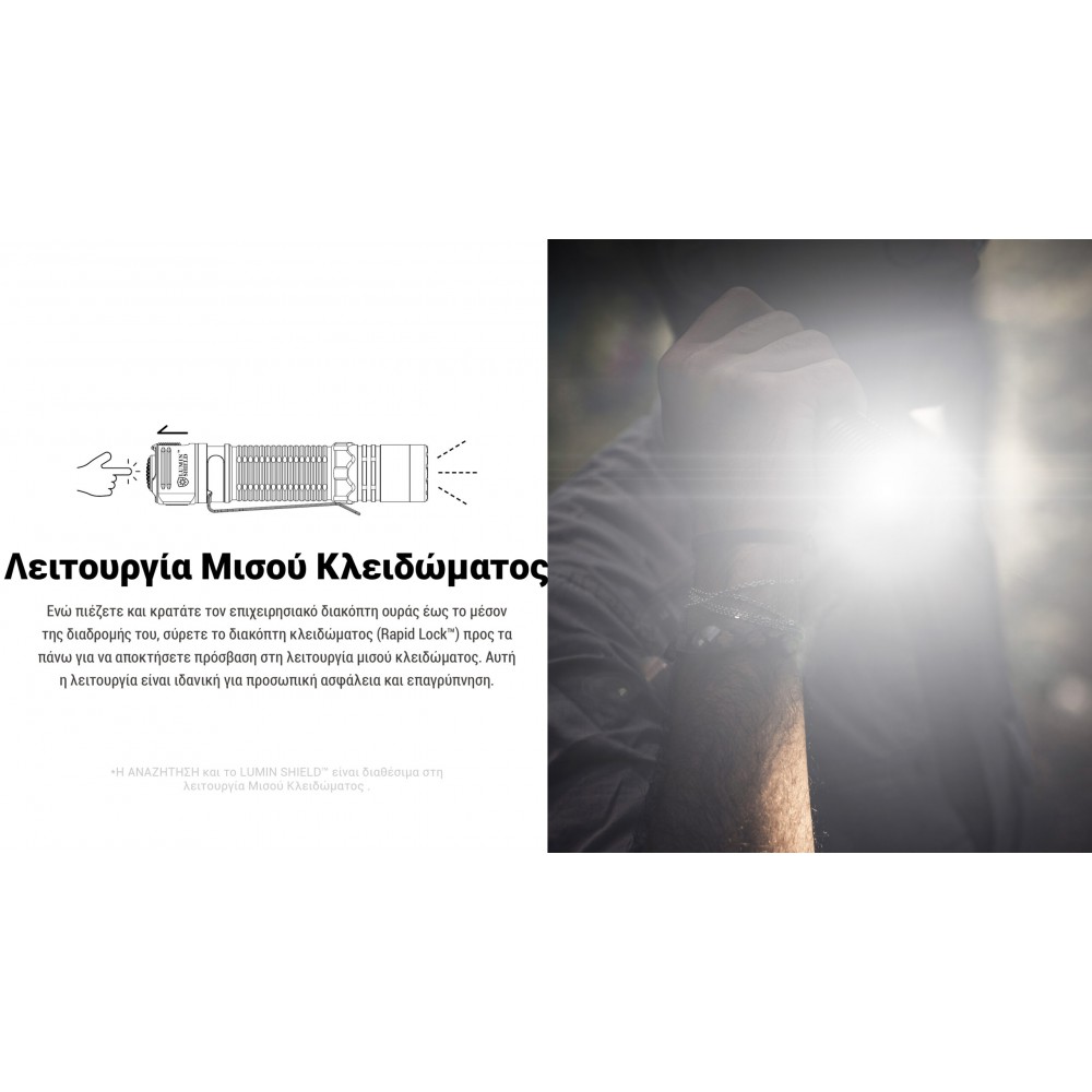 ΦΑΚΟΣ LED NITECORE EDC31, 3500Lumens, UHi LED