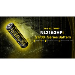 ΜΠΑΤΑΡΙΑ NITECORE 21700/ 5300mAh / HPI (τιμή τεμαχίου)