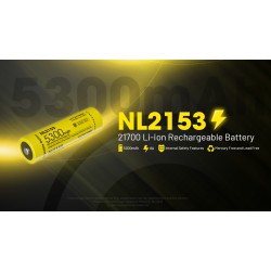 ΜΠΑΤΑΡΙΑ NITECORE 21700/ 5300mAh (τιμή τεμαχίου)