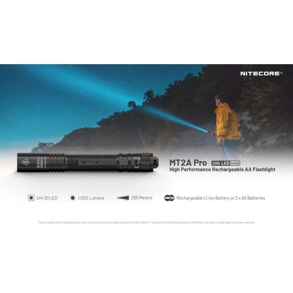 ΦΑΚΟΣ LED NITECORE MULTI TASK MT2APRO,1000lumes + NL1416R