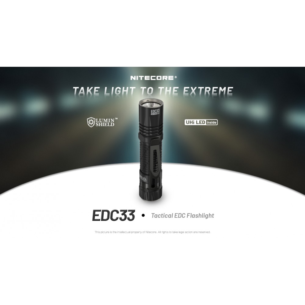 ΦΑΚΟΣ LED NITECORE EDC33, 4000Lumens, UHi LED