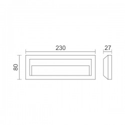 ΑΠΛΙΚΑ LED ΕΞΩΤΕΡΙΚΟΥ ΧΩΡΟΥ 2W CCT - Spotlight