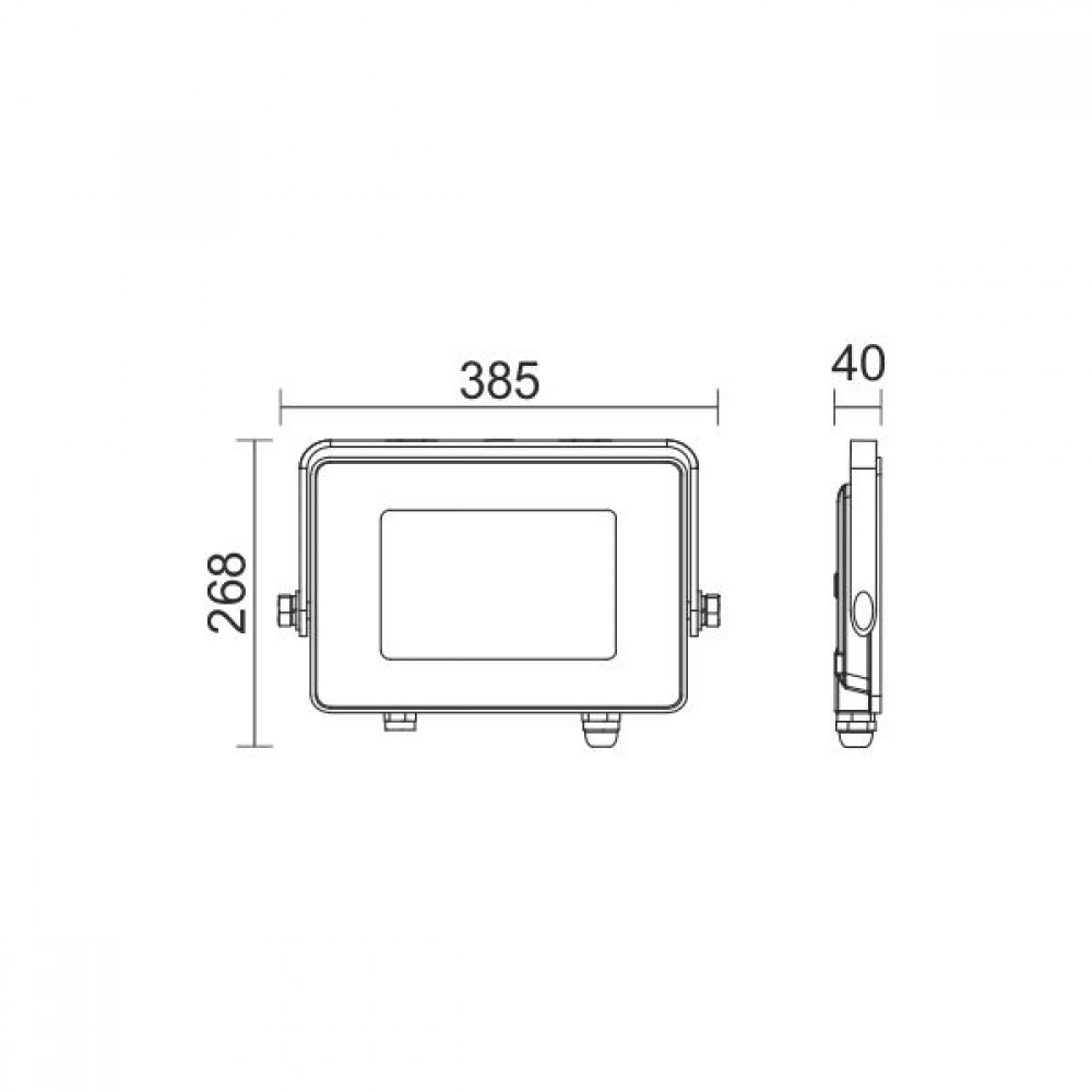 ΠΡΟΒΟΛΕAΣ LED SLIM SMD 200W 6000K Spotlight