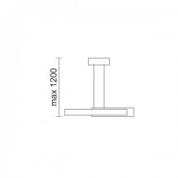 ΚΡΕΜΑΣΤΟ ΦΩΤΙΣΤΙΚΟ LED 24W 3000K Spotlight