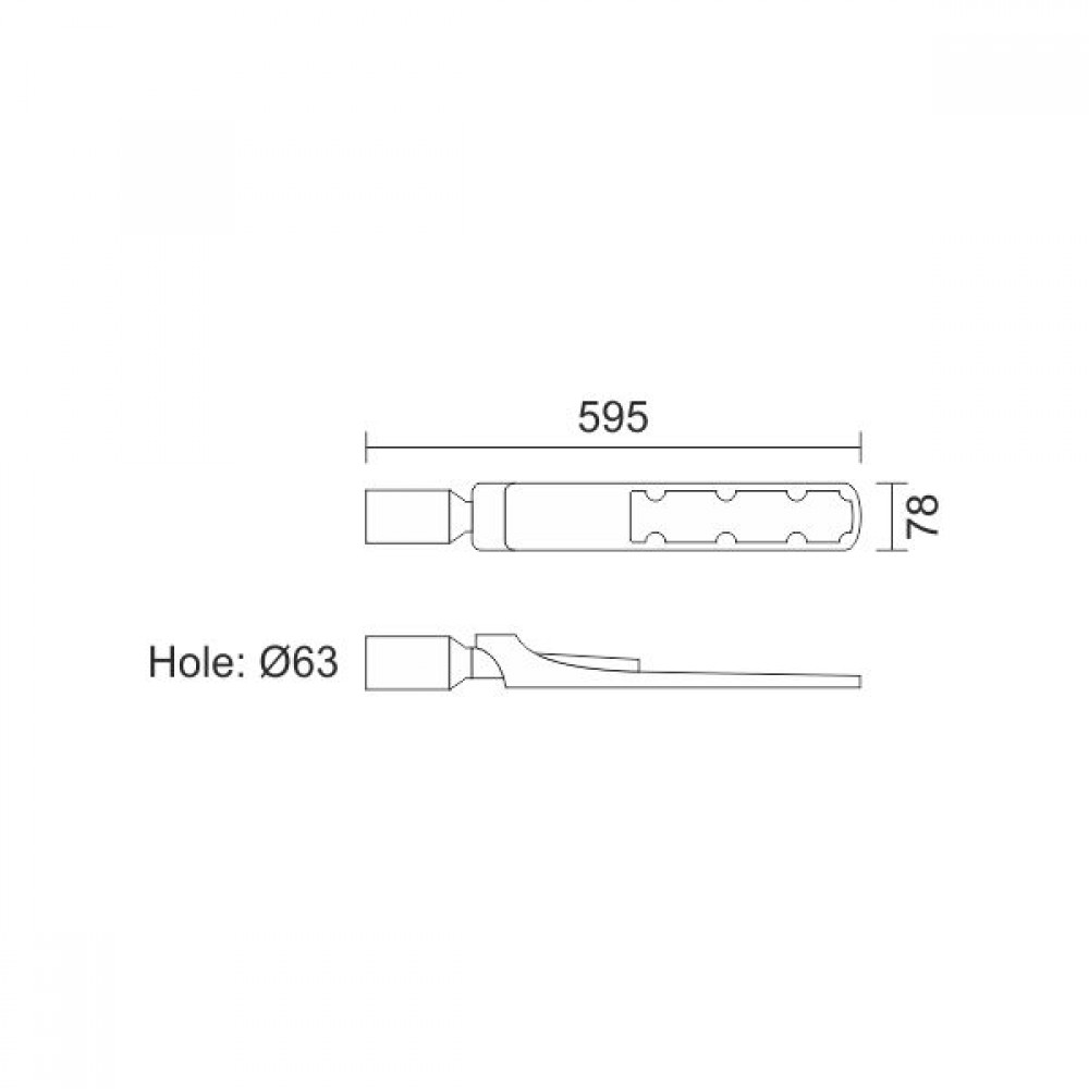 ΦΩΤΙΣΤΙΚΑ ΔΡΟΜΟΥ LED HPL 100W 6000K - Spotlight