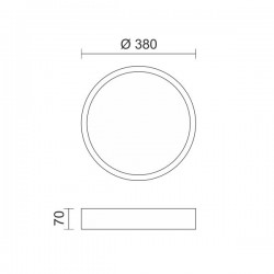 ΠΛΑΦΟΝΙΕΡΑ ΟΡΟΦΗΣ LED ΠΑΙΔΙΚΟ ΚΟΥΝΕΛΑΚΙ CCT 2*24W 3000K | 4000K | 6000K Spotlight
