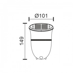 SOLAR ΑΠΛΙΚΑ ΕΥΔΙΑΧΥΤΗ CCT 2W [ 3000K | 4000K | 6000K ] Spotlight