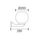 SOLAR ΜΠΑΛΑ ΑΠΛΙΚΑ+ΕΔΑΦΟΥΣ Φ20 RGB+CCT Spotlight