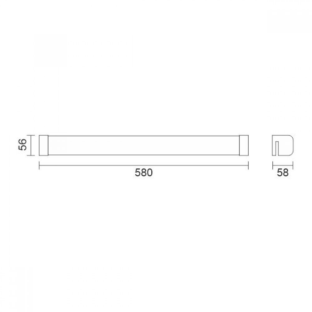 ΛΟΥΤΡΟΥ ΘΗΚΗ 15W IP44 3000K Spotlight