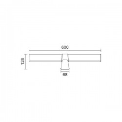 ΛΟΥΤΡΟΥ ΤΡΙΓΩΝΗ 15W IP44 3000K Spotlight