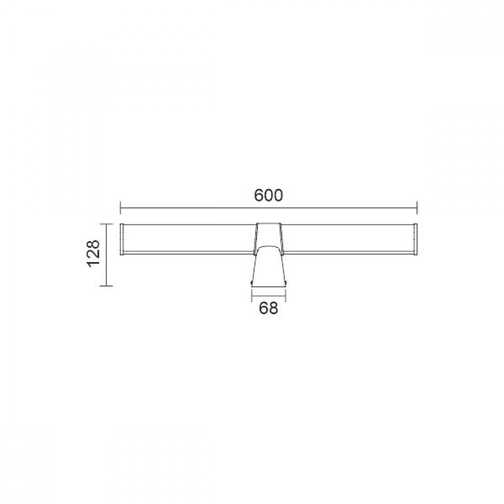 ΛΟΥΤΡΟΥ ΤΡΙΓΩΝΟ 15W IP44 4000K Spotlight