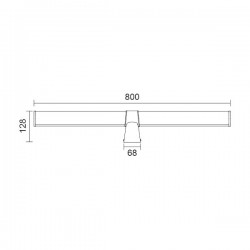 ΛΟΥΤΡΟΥ ΤΡΙΓΩΝΟ 20W IP44 3000K Spotlight