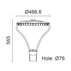 ΠΛΑΤΕΙΑΣ LED 60W 6000K - Spotlight