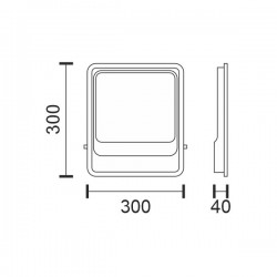 ΠΡΟΒΟΛΕΑΣ 200W ECO 6000K Spotlight