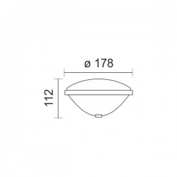 ΛΑΜΠΤΗΡΕΣ LED PAR 56 ΠΙΣΙΝΑΣ 18W RED Spotlight